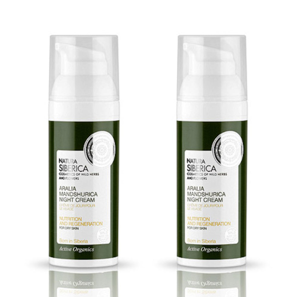 Aralia Mandshurica Night Cream , Θρέψη και Αναγέννηση , για ξηρό δέρμα , Κατάλληλο για ηλικίες 22+ , 50 ml.
