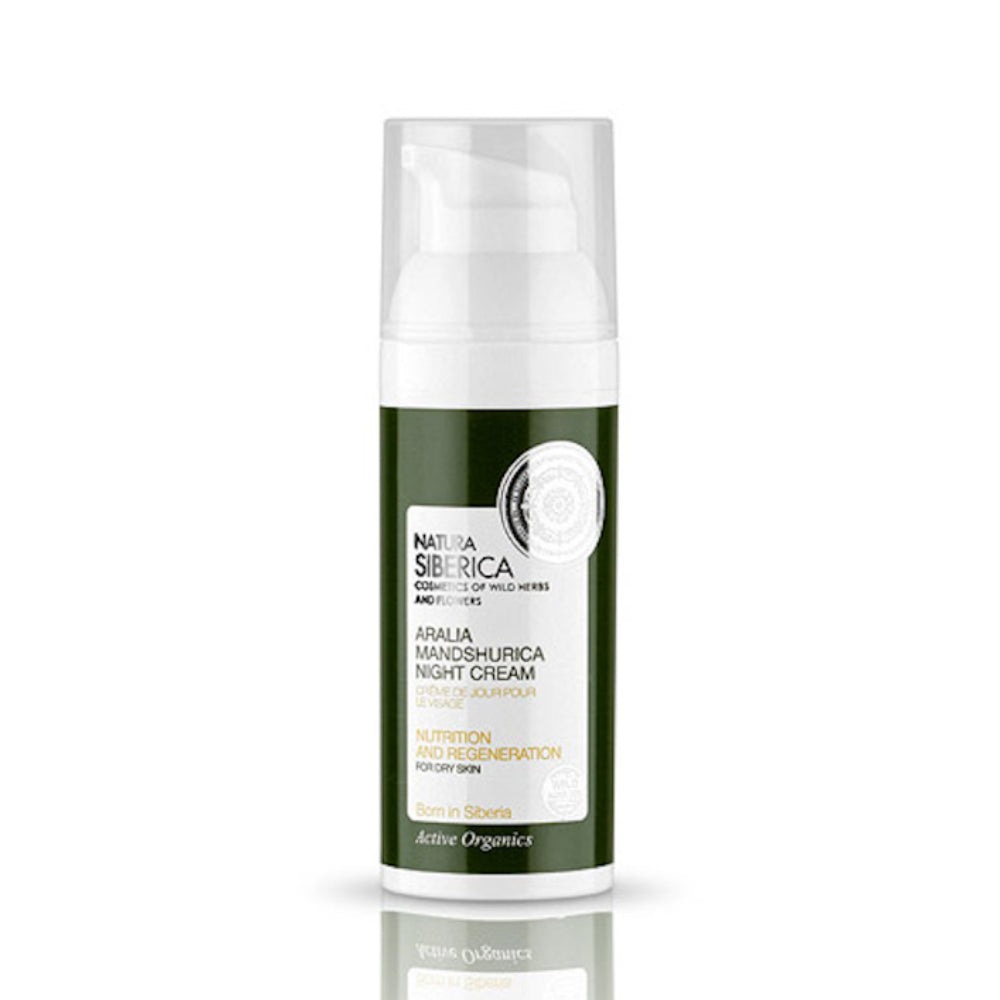 Aralia Mandshurica Night Cream , Θρέψη και Αναγέννηση , για ξηρό δέρμα , Κατάλληλο για ηλικίες 22+ , 50 ml.