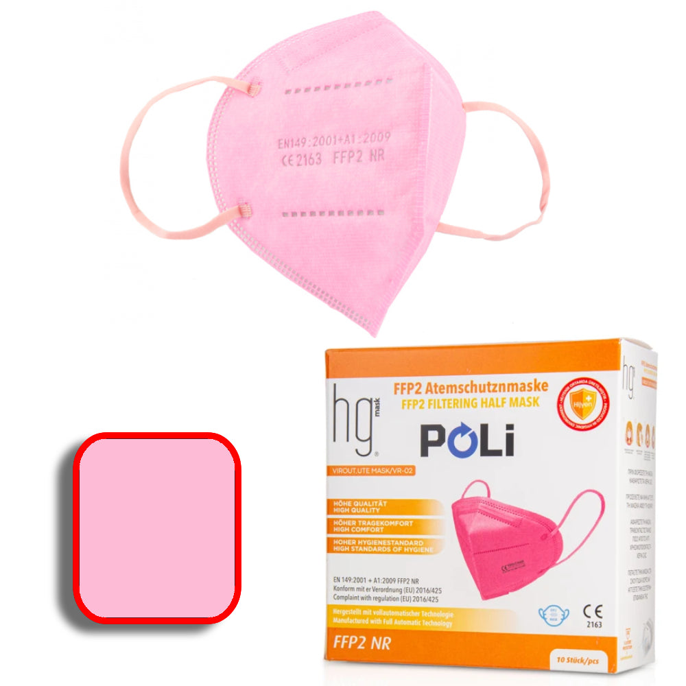 Poli HG Pro 200 Μάσκα Προστασίας FFP2  σε χρώμα γκρι 10τμχ